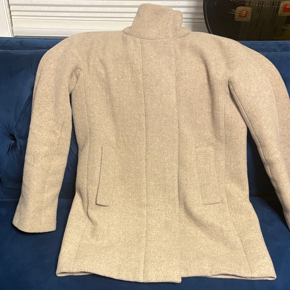J. Crew Factory Light Tan Trench Coat